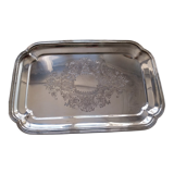 Small rectangular silver metal top