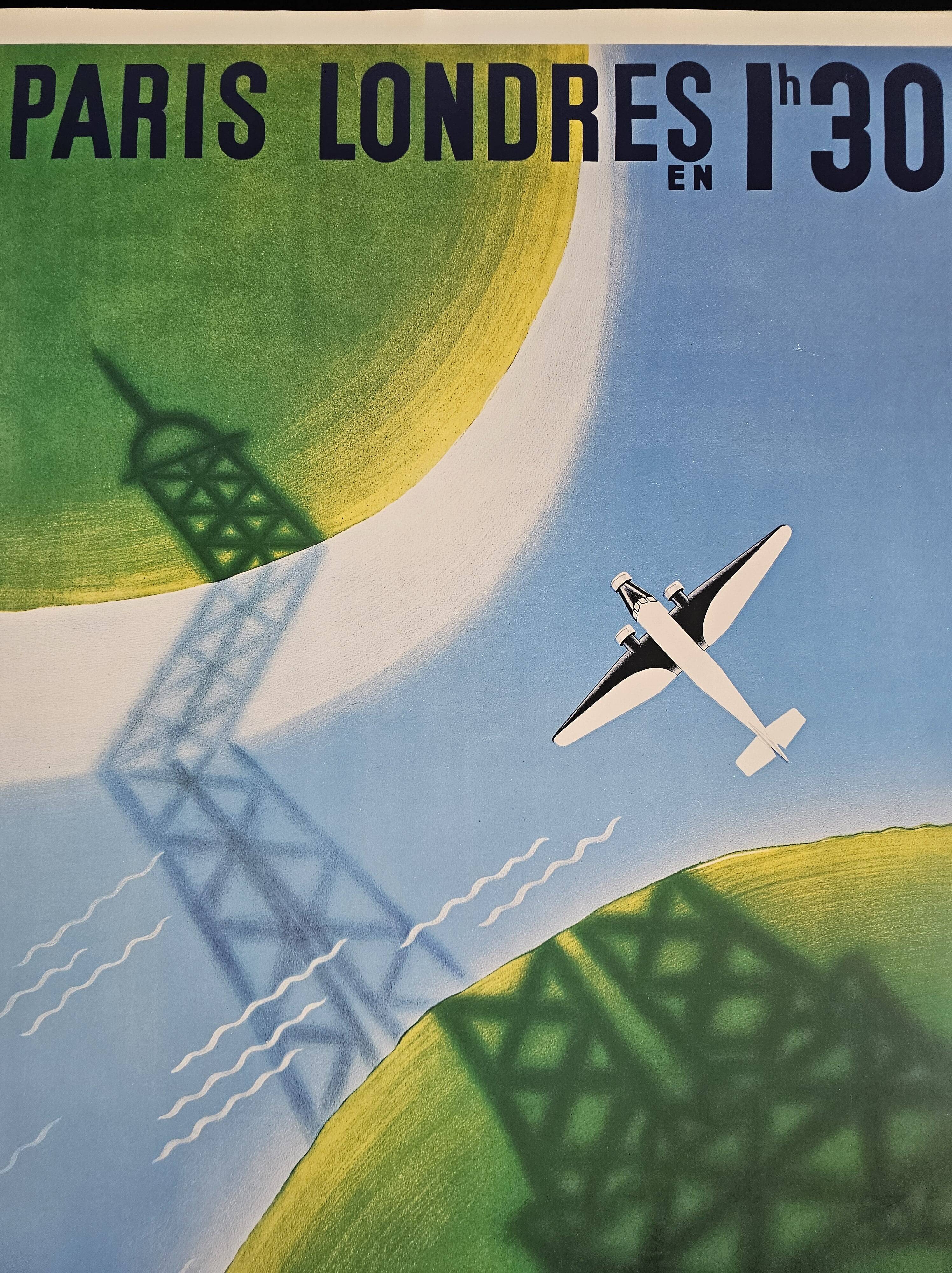 Air France poster - Paris - London