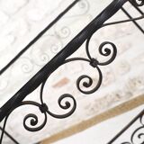 Wrought iron side table