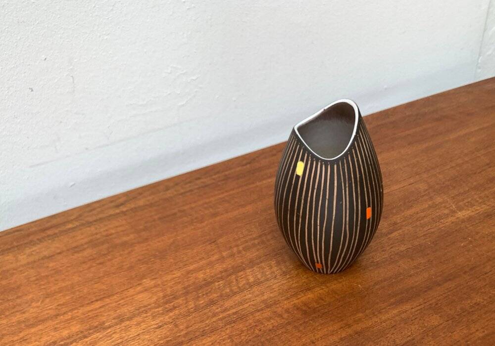 West German Vase in Ceramic WGP Fish Mouth from the Mid-Century by Steuler, 1960s