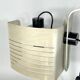 Vintage Italian aluminum and lacquer desk lamp from 60s