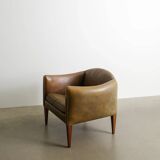 Danish Mid Century "V12" Armchair by Illum Wikkelsø, 1960s