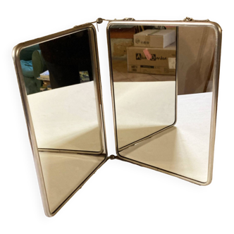 Diptic barber mirror