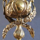 Large antique lamp base 50 cm Napoleon III style – gilded regulus