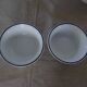 4 Large bowls salad bowls + 2 cups PILLIVUYT blue decoration boat G. CAOUDAL