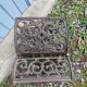 Cast iron magazine rack / wood log rack