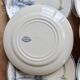 6 assiettes plates antiques Gien modèle Marines 1875