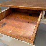 Vintage Writing Desk with Drawer, Czechoslovakia, ca. 1950s–60s