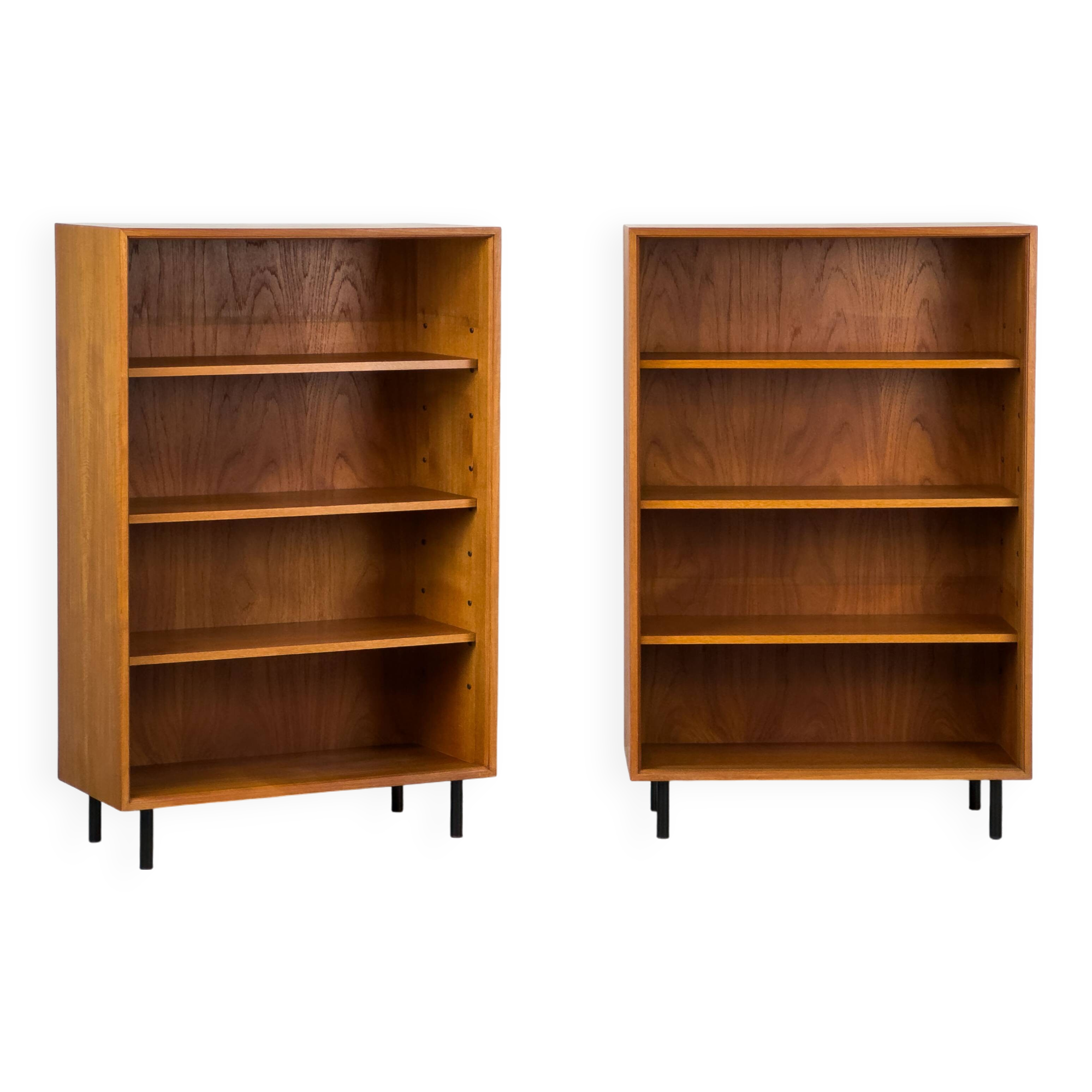 Bibliothèques en teck du milieu du siècle de Franzmeyer Möbel, années 1960, lot de 2