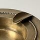 Genuine gilded brass ashtray from the early 20th century.