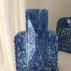 Odyv 1940 Art Deco Blue Fireplace Trim