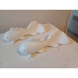 Pair of earthenware fish