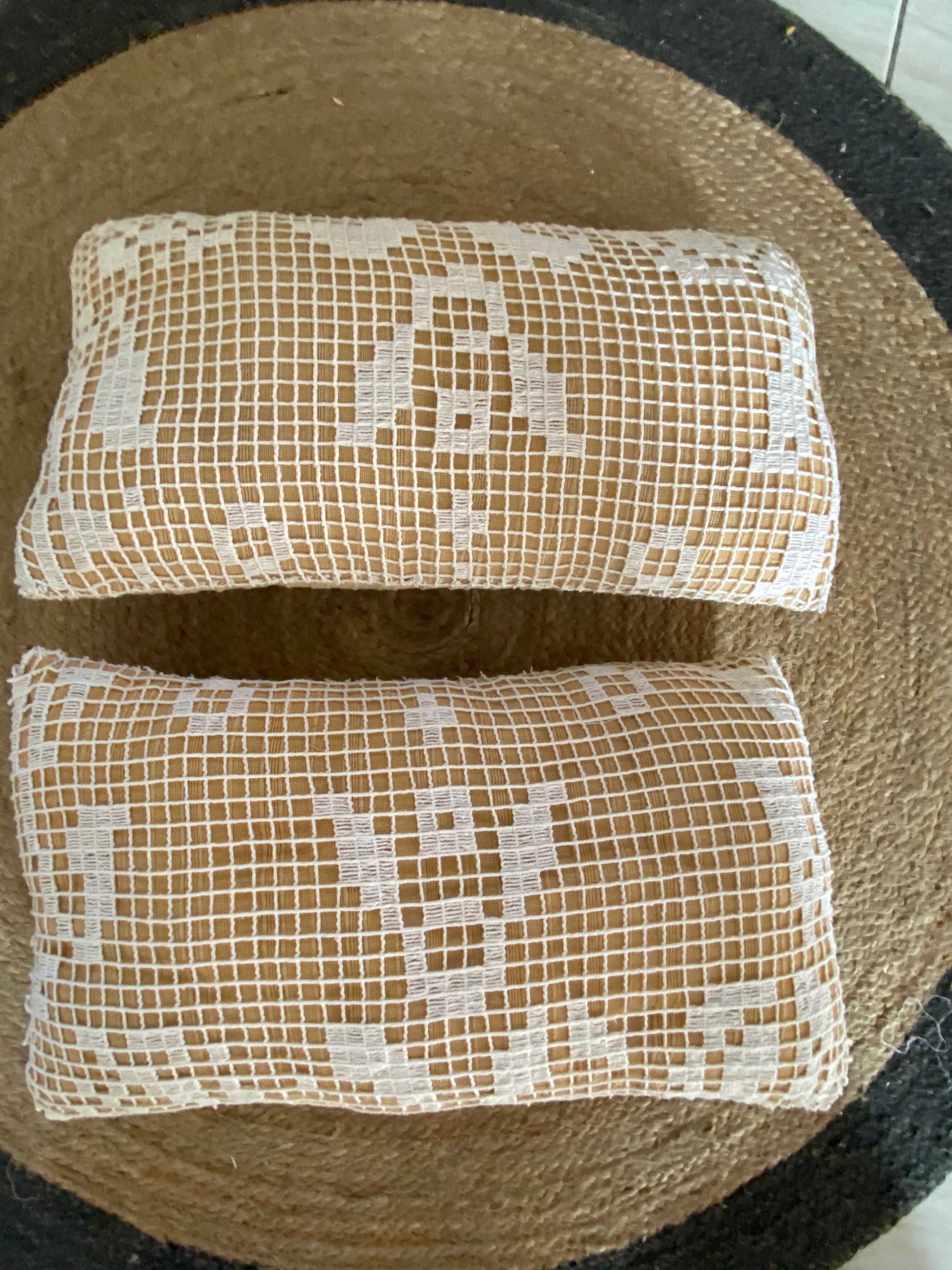 2 cushions in bohemian style