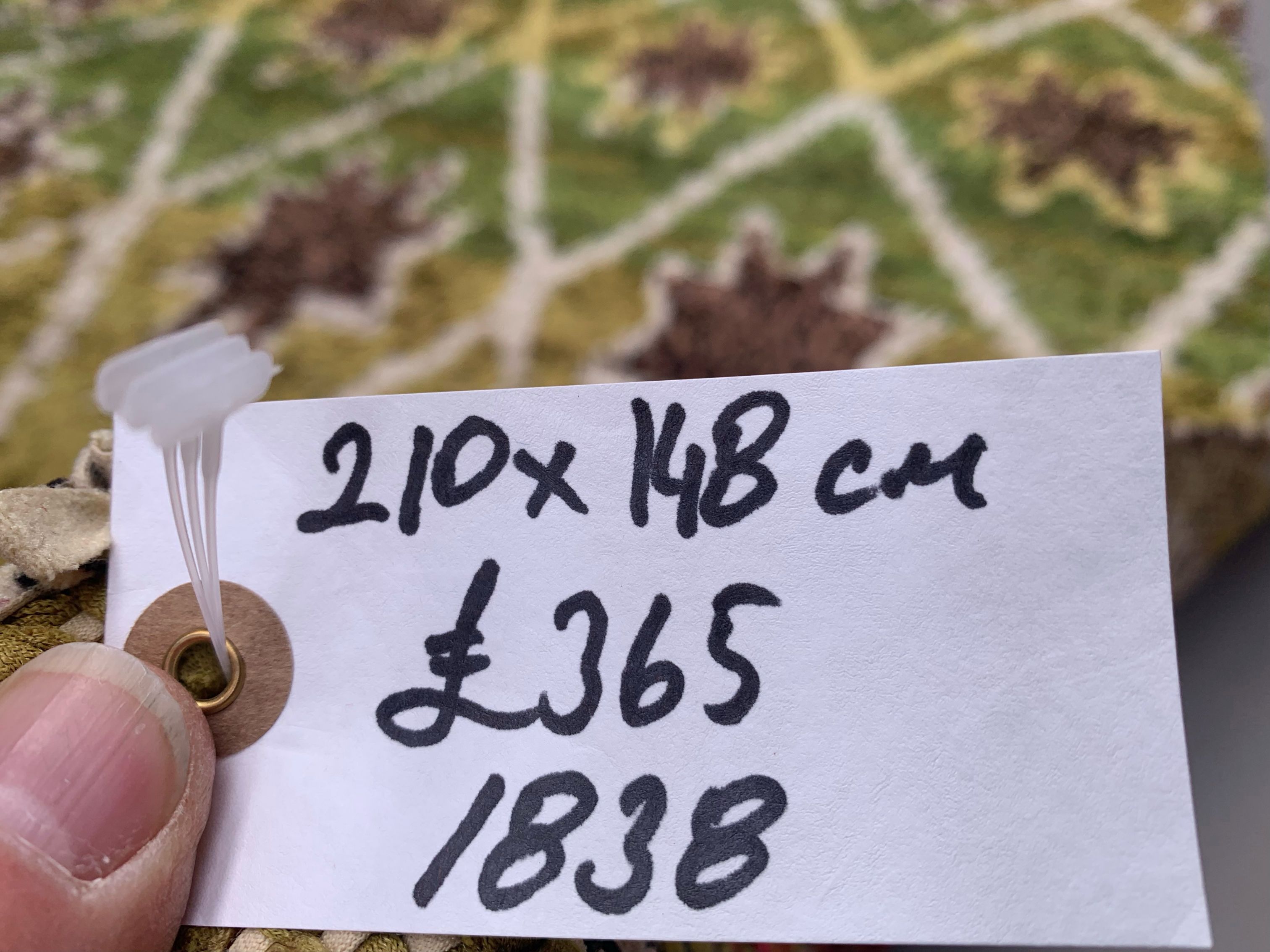 Vintage Moroccan Berber Boucherouite Rug 210x148 cm Atlas, Tribal