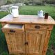 Buffet ancien style campagne