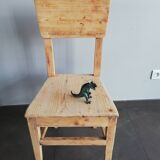 vintage wooden chair, 50s