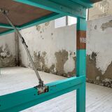 Vintage guinguette table 230 cm green