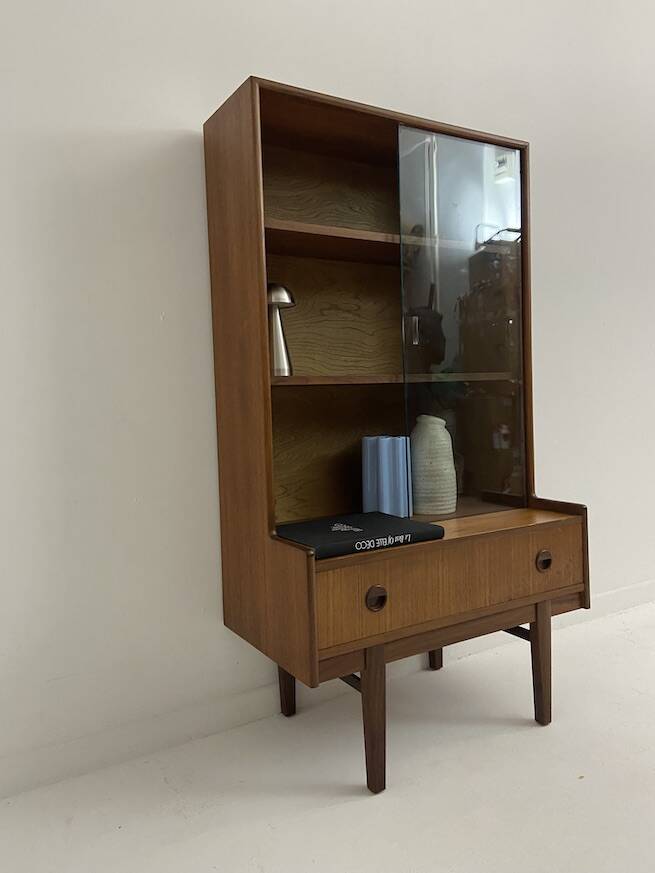 vintage glass library