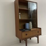 vintage glass library