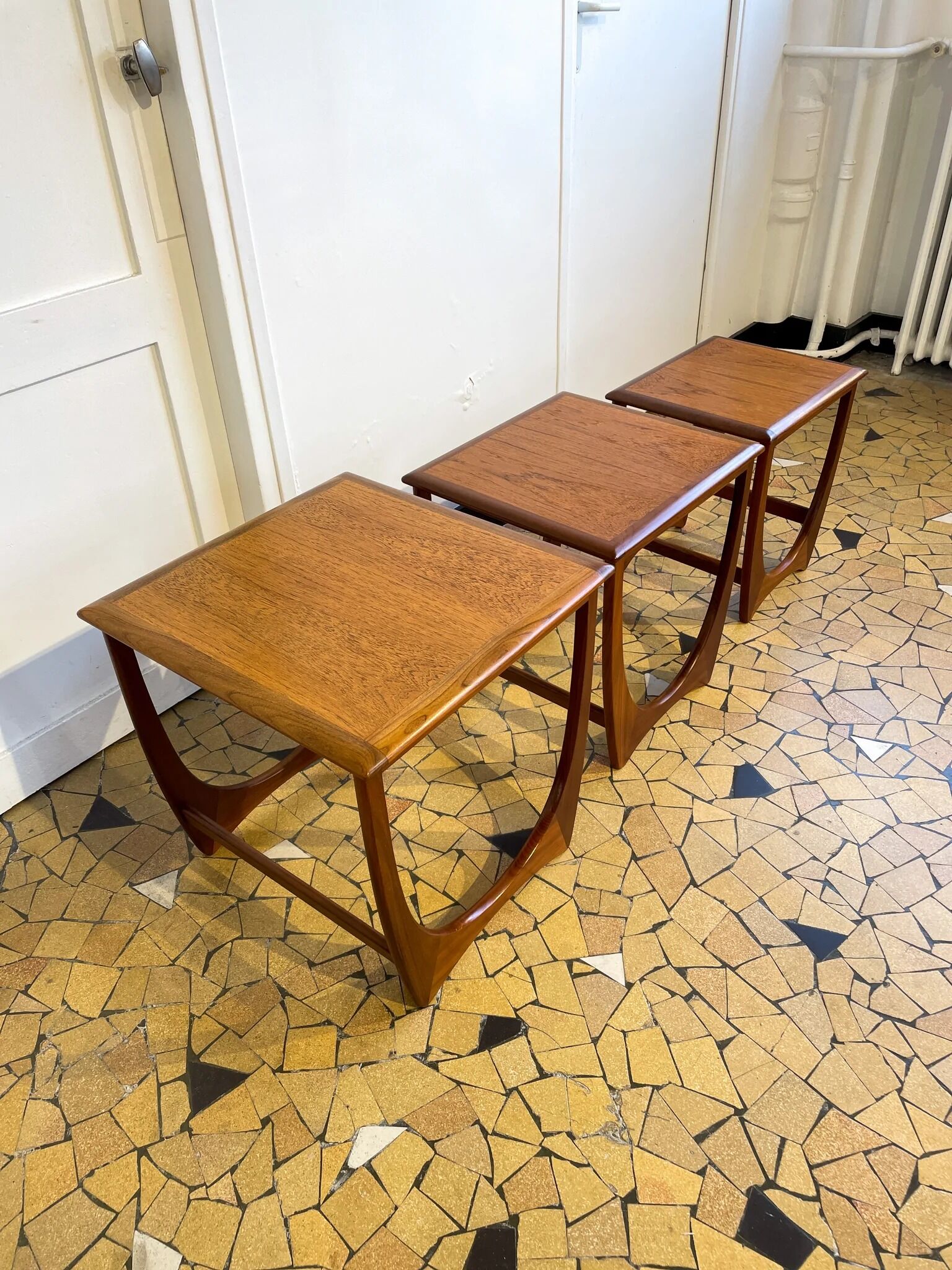 Teak trundle coffee table by Victor Wilkins for G-Plan