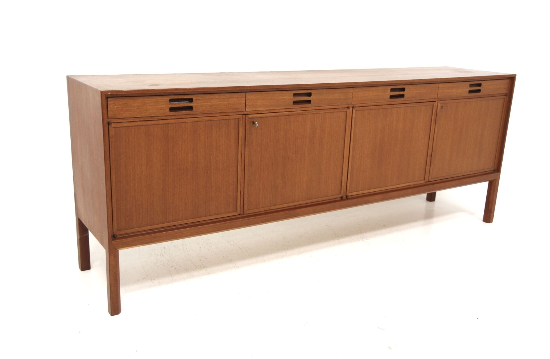 Scandinavian teak sideboard "Dinett", Bertil Fridhagen, Sweden, 1960