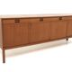 Scandinavian teak sideboard "Dinett", Bertil Fridhagen, Sweden, 1960