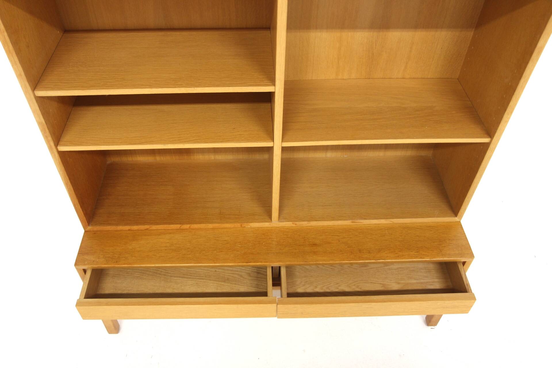 Scandinavian oak library "MTP", Marian Grabinski, IKEA, Sweden