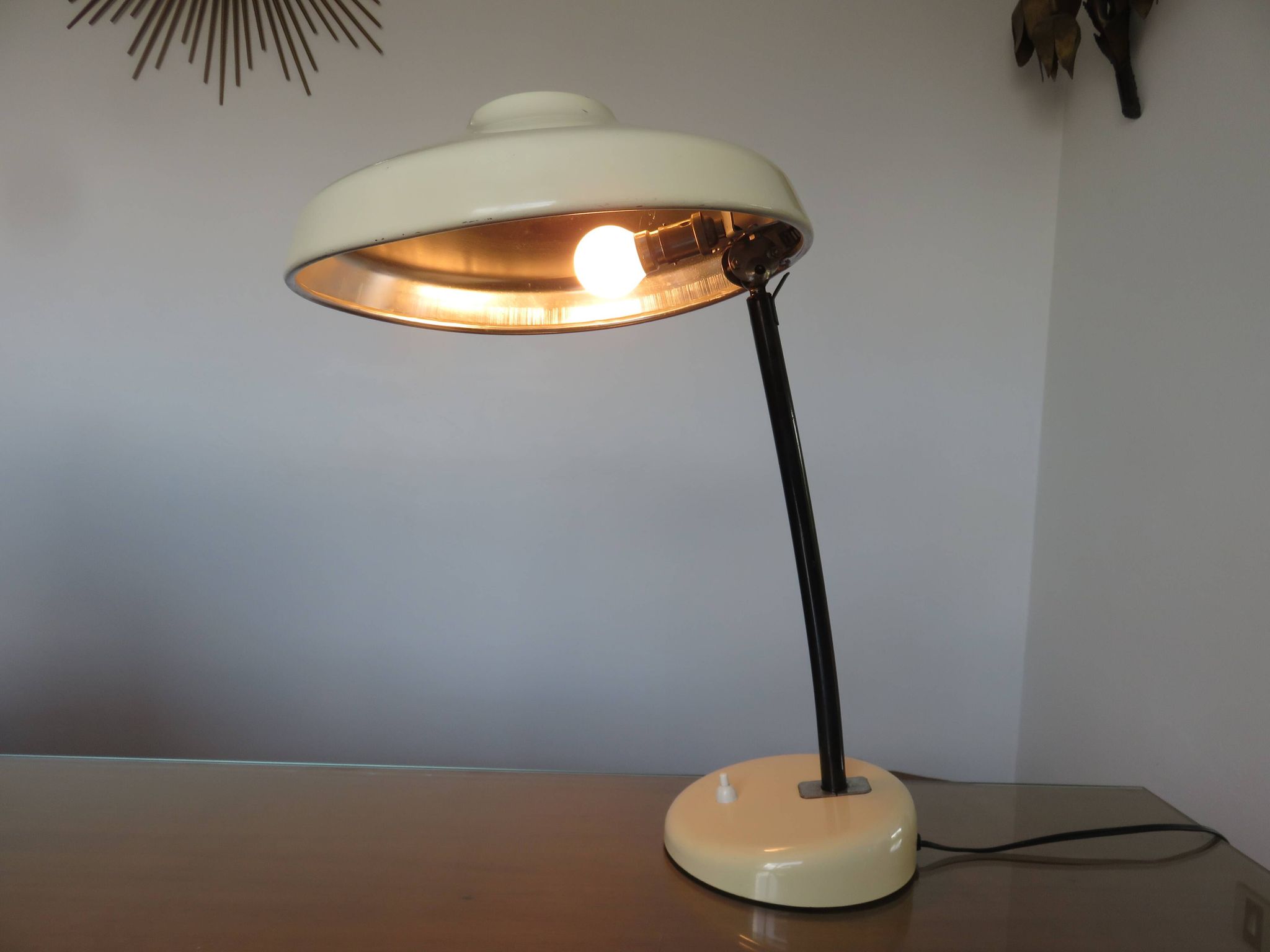 UFO "saucer" lamp, 60s-70s