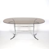 Chrome dining table 70s