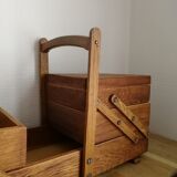 Little sewing worker