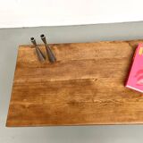 Solid oak coffee table, 1950s