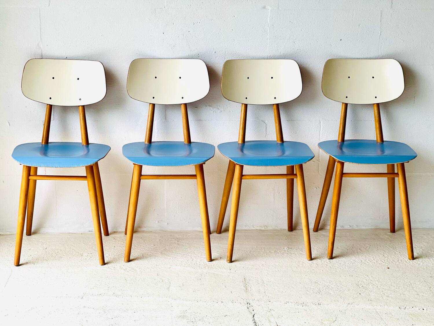 Vintage chairs from ton, set of 4