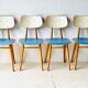 Chaises vintage de ton, lot de 4