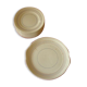 Old dessert service in porcelain Céranord, 13 pieces