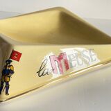 Vintage ceramic bistro ashtray