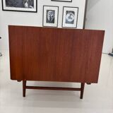 Vintage teak desk: double-sided