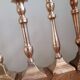 Set of 10 bronze-tinted brass candle holders 01 Pro