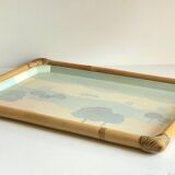 Catherine escalon vintage fiberglass serving tray