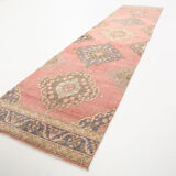 3x11 Vintage Turkish Runner Rug, 91x344Cm