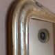 Golden mirror rounded edge 108x71cm