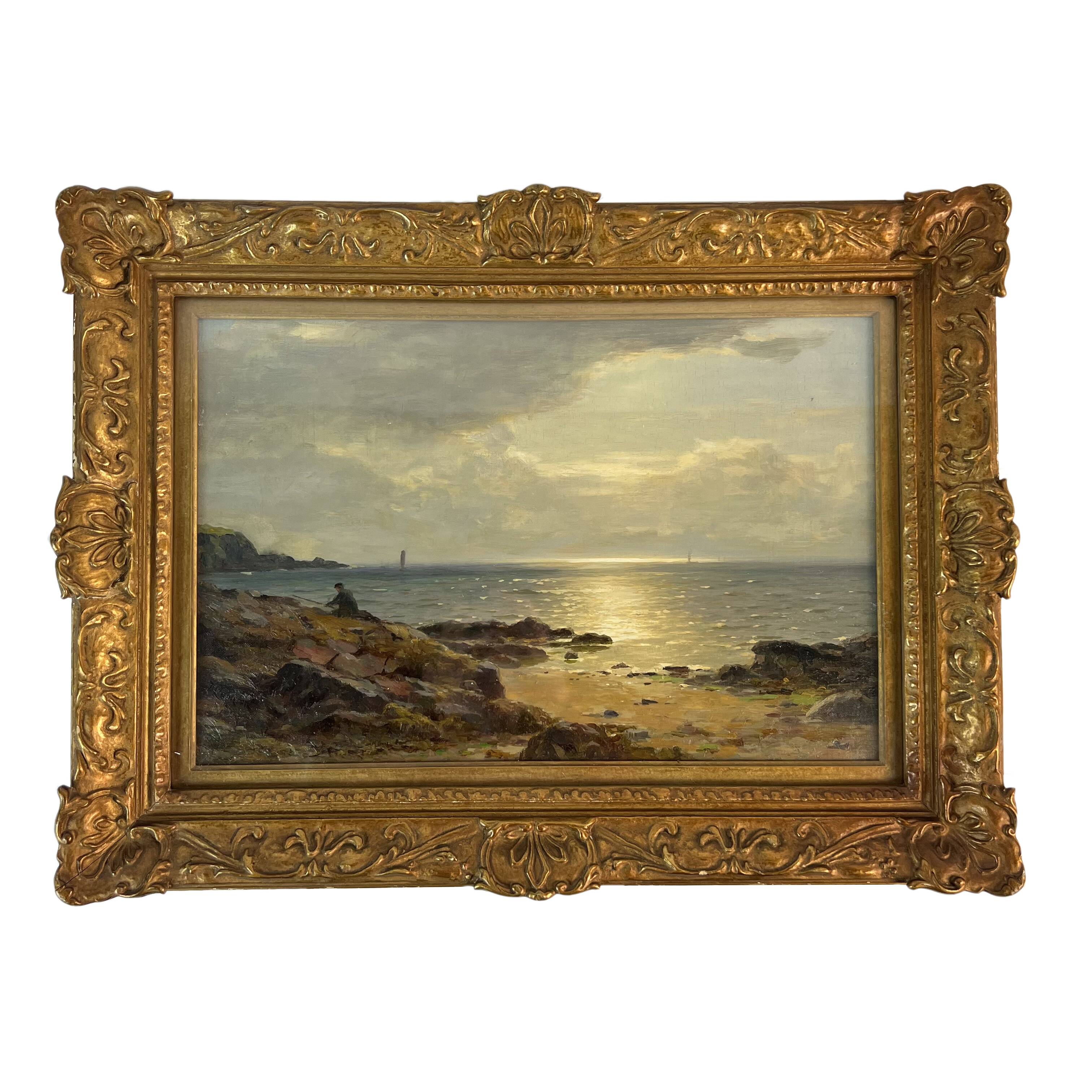 Oil on canvas Duncan Cameron Scotland 1837-1916 19th-century Marine Scene