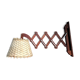 Flexible wall wall light in Scandinavian accordion 60s