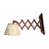 Flexible wall wall light in Scandinavian accordion 60s