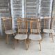 Série de 6 chaises scandinave 1960