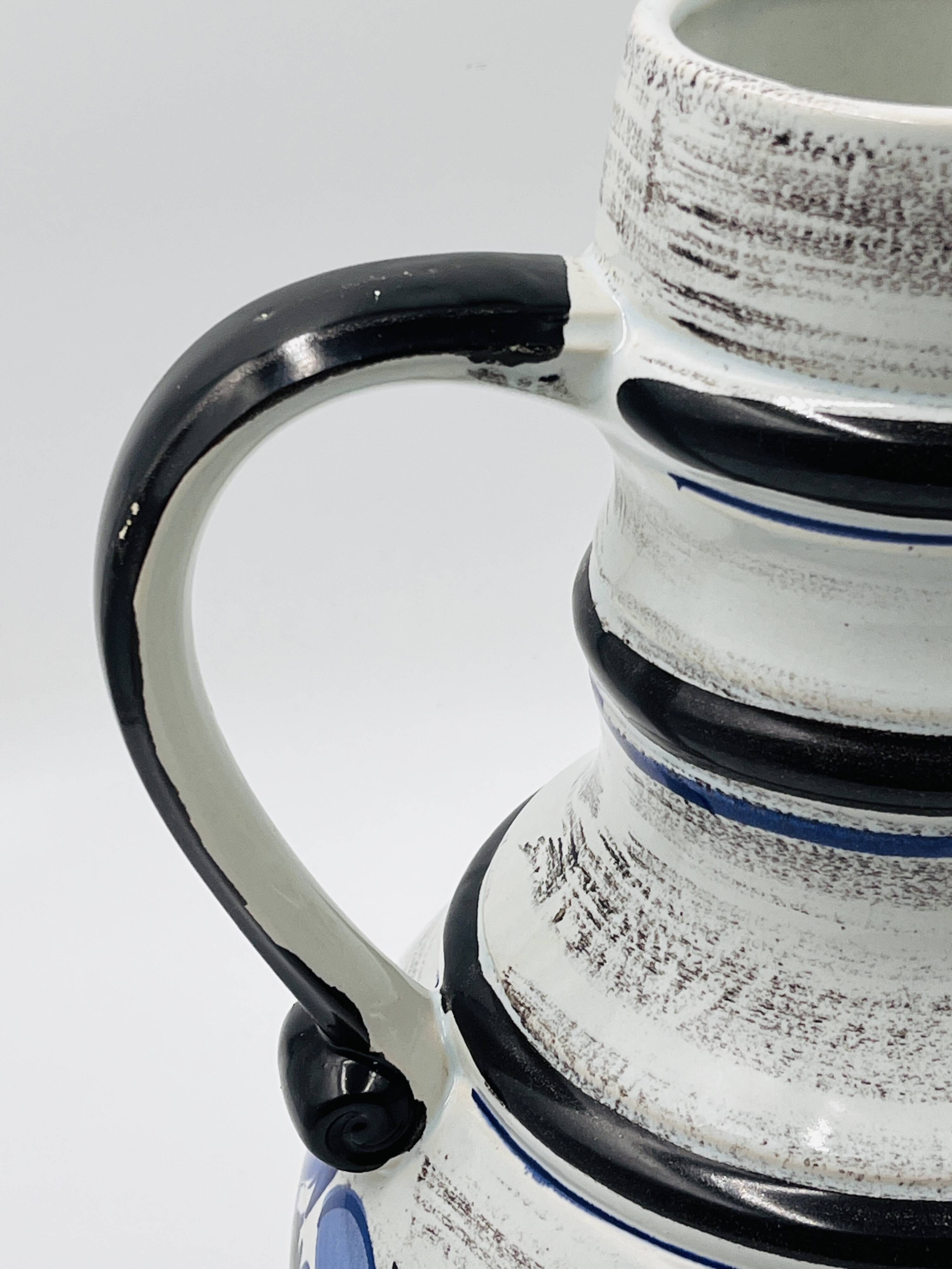 West German vase with handle