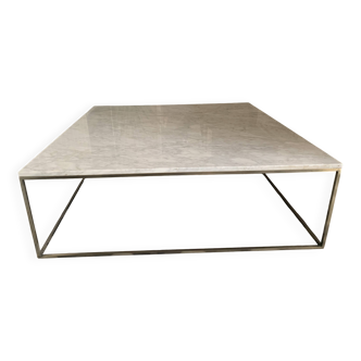 Table basse carrée en marbre