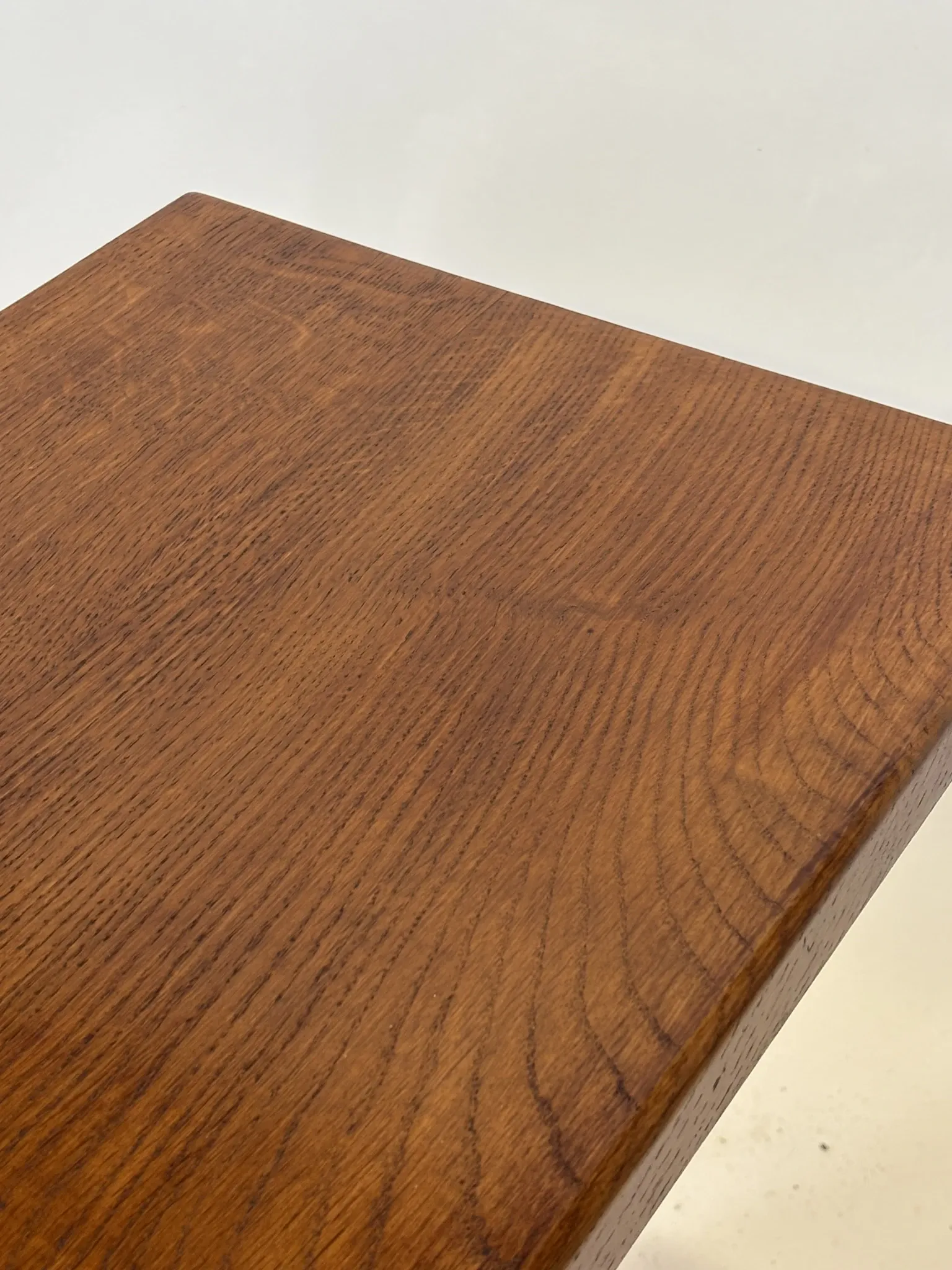Vintage side table, Shaker-style, compact design, solid wood