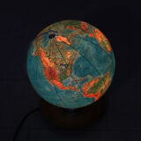 Mid-century Illuminated Glass Globe, 60s