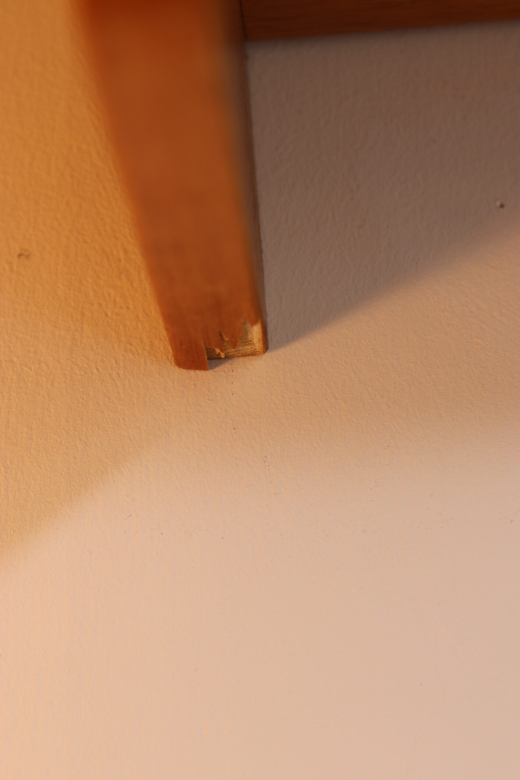 Pair of 1950s wooden wall shelves