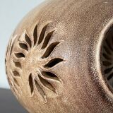 Openwork stoneware lamp, 1970.
